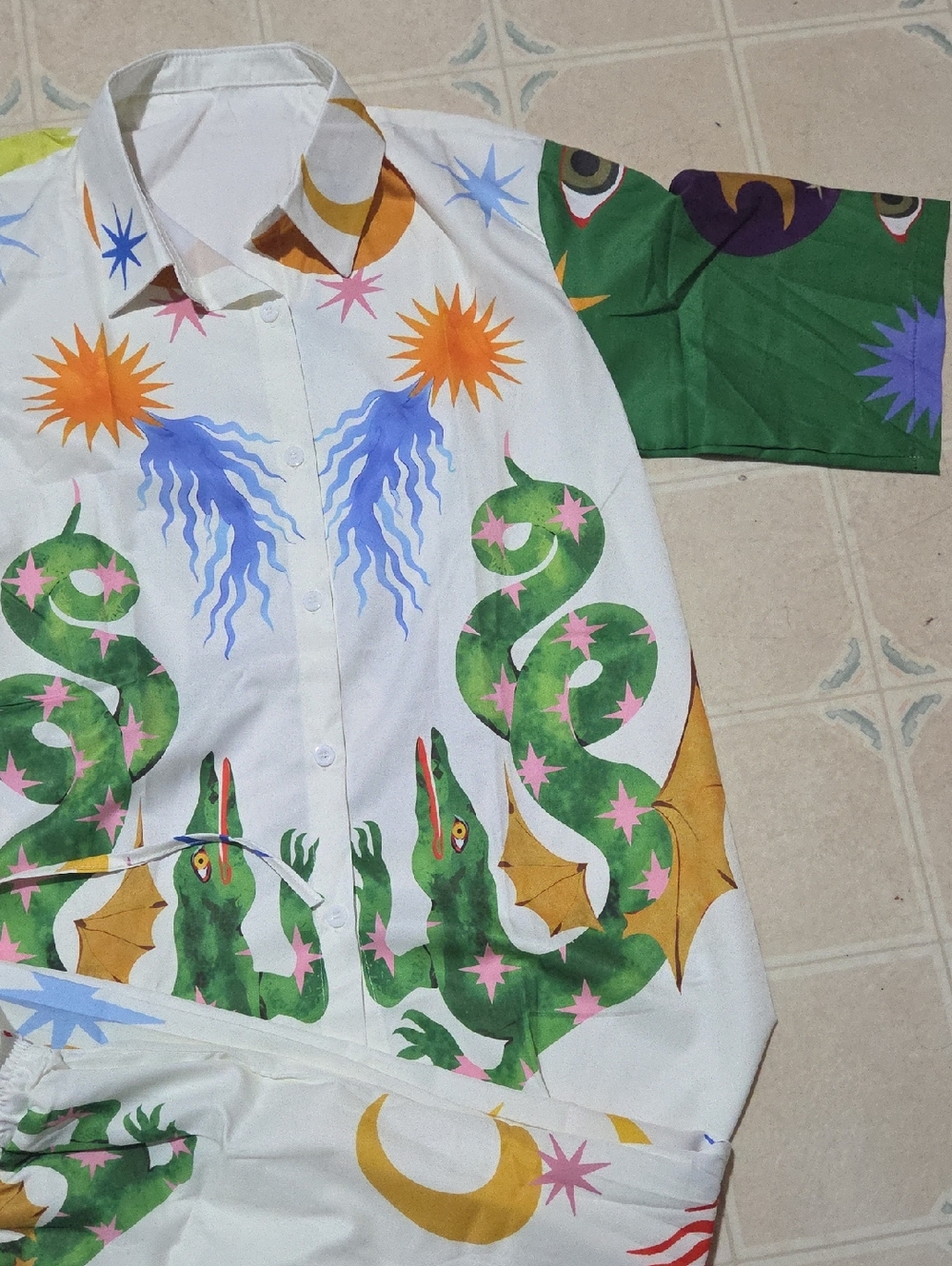Colorful Graphic Two-Piece Set - Picture 5 of 6